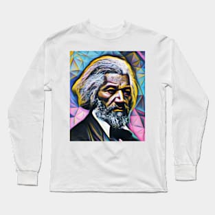 Frederick Douglass Portrait | Frederick Douglass Artwork 3 Long Sleeve T-Shirt